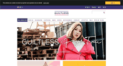 Desktop Screenshot of guiltless.com